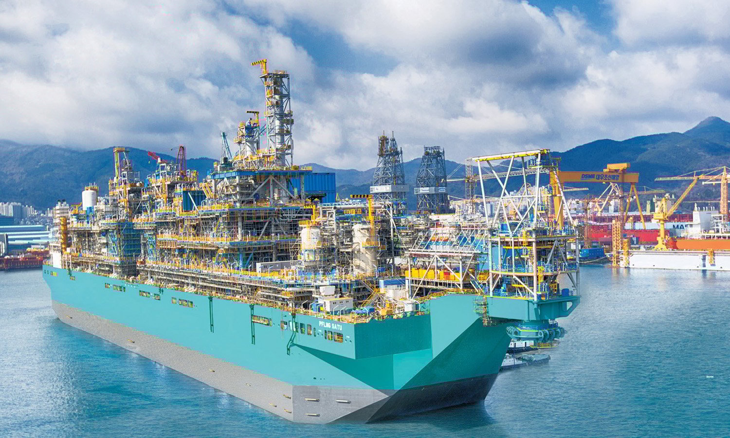 FLNG_Mampaey_Mampaey floating LNG unit offshore Malaysia